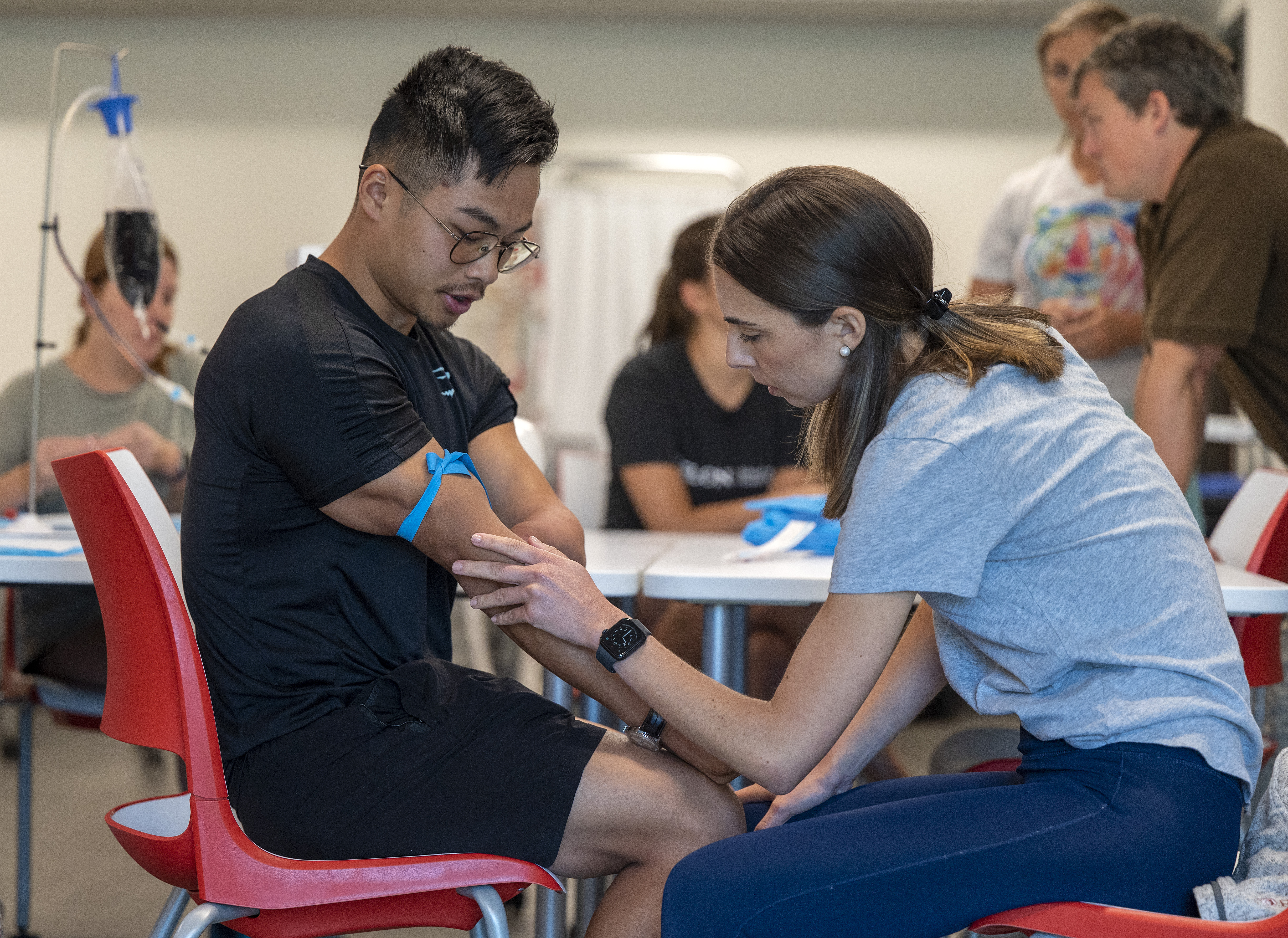 Elon PA students in clinic